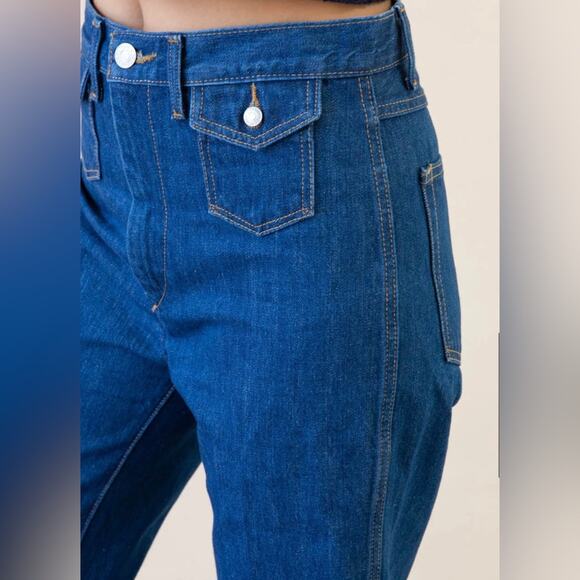 NWT RE/DONE 70s Pocket Wide Leg SZ 29 - Picture 3 of 12